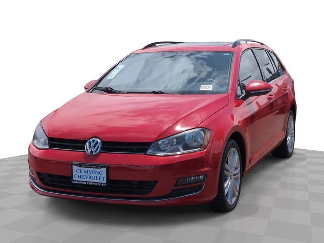 Tornado Red 2015 Volkswagen Golf SportWagen Wagon Front-Wheel Drive 6-Speed Dual Clutch