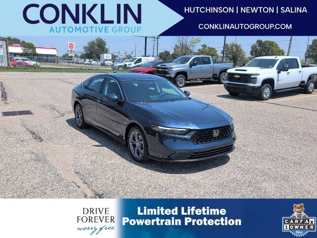 Blue 2024 Honda Accord Sedan Front-Wheel Drive Continuously Variable Transmission