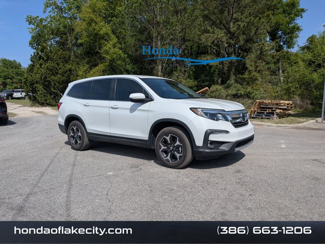 Platinum White Pearl 2021 Honda Pilot EX-L AWD SUV / Crossover All-Wheel Drive 9-Speed Automatic