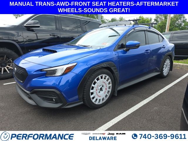 WR Blue Pearl 2024 Subaru WRX Sedan All-Wheel Drive 6-Speed Manual