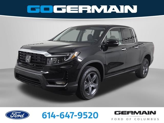 Crystal Black Pearl 2023 Honda Ridgeline Pickup Truck All-Wheel Drive 9-Speed Automatic