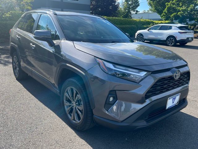Magnetic Gray Metallic 2022 Toyota RAV4 Hybrid XLE Premium AWD SUV / Crossover All-Wheel Drive Continuously Variable Transmission