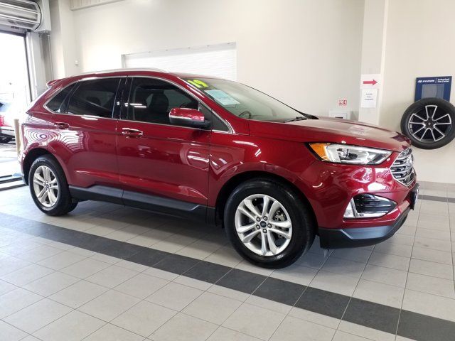 Ruby Red 2019 Ford Edge SEL FWD SUV / Crossover Front-Wheel Drive 8-Speed Automatic