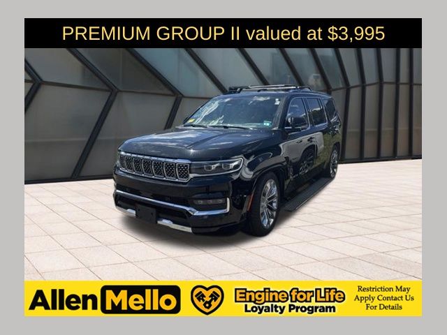 Diamond Black Crystal Pearlcoat 2022 Jeep Grand Wagoneer SUV / Crossover Four-Wheel Drive 8-Speed Automatic