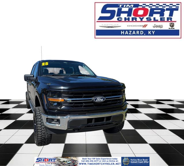Agate Black Metallic 2025 Ford F-150 Pickup Truck Four-Wheel Drive Automatic
