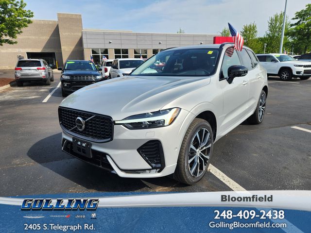 Silver Dawn Metallic 2025 Volvo XC60 B5 Plus Dark Theme AWD SUV / Crossover All-Wheel Drive Automatic