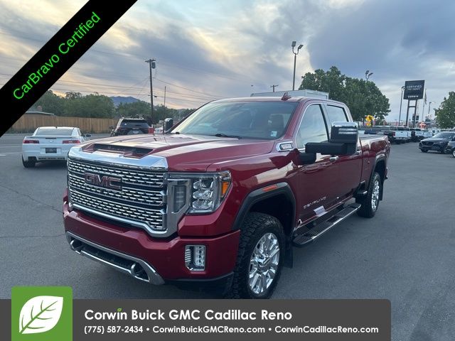 Cayenne Red Tintcoat 2021 GMC Sierra 2500HD Denali Crew Cab 4WD Pickup Truck Four-Wheel Drive Automatic