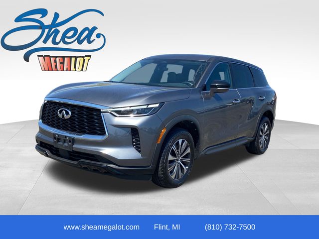 Gray (Graphite Shadow) 2024 INFINITI QX60 SUV / Crossover All-Wheel Drive 9-Speed Automatic