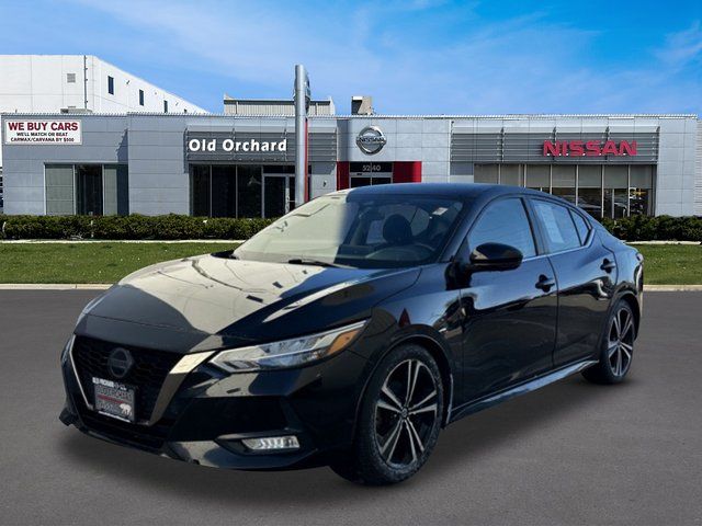 Super Black 2020 Nissan Sentra SR FWD Sedan Front-Wheel Drive Continuously Variable Transmission