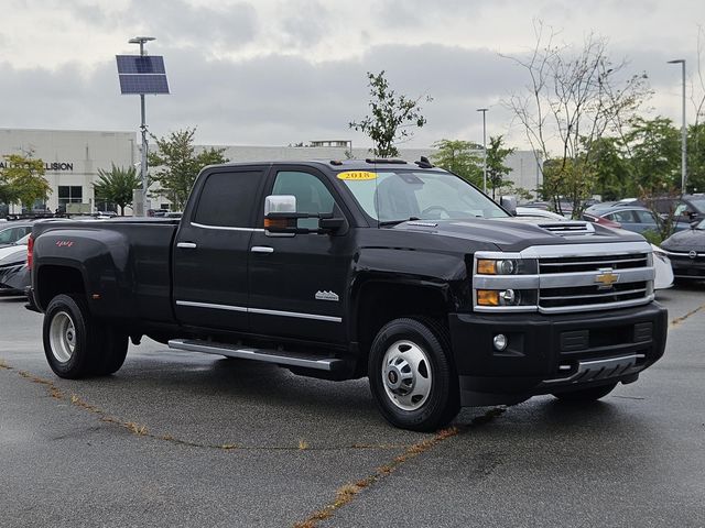 Black 2018 Chevrolet Silverado 3500HD Pickup Truck Four-Wheel Drive 6-Speed Automatic