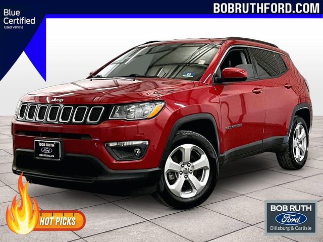 2018 Jeep Compass Latitude Red at Subaru and VW of Moon Township