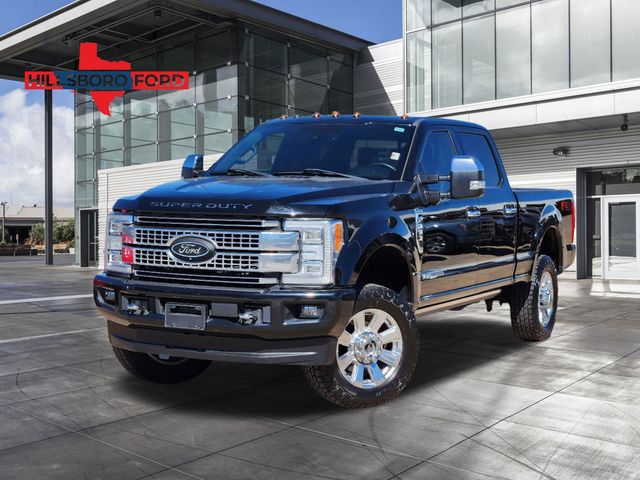 2018 Shadow Black Ford Super Duty F-350 SRW Platinum 4X4 Truck