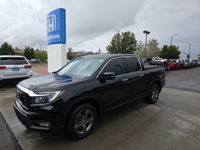 Black 2021 Honda Ridgeline Pickup Truck All-Wheel Drive 9-Speed Automatic
