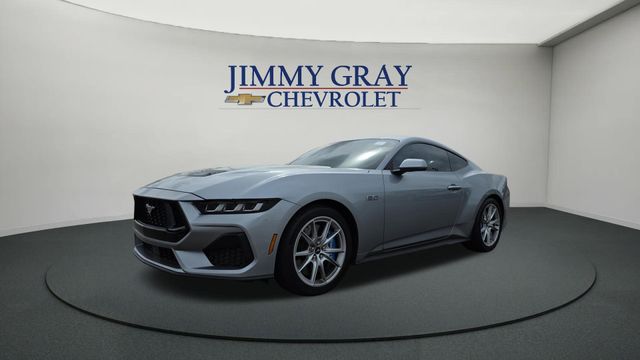 Iconic Silver Metallic 2024 Ford Mustang GT Premium Fastback RWD Coupe Rear-Wheel Drive Automatic