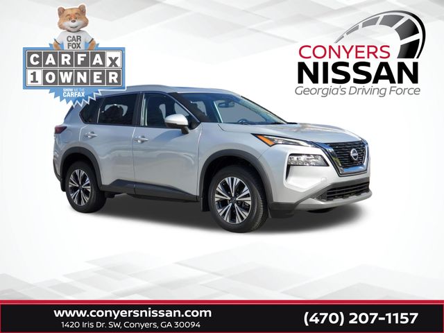 Brilliant Silver Metallic 2023 Nissan Rogue SV AWD SUV / Crossover All-Wheel Drive Continuously Variable Transmission