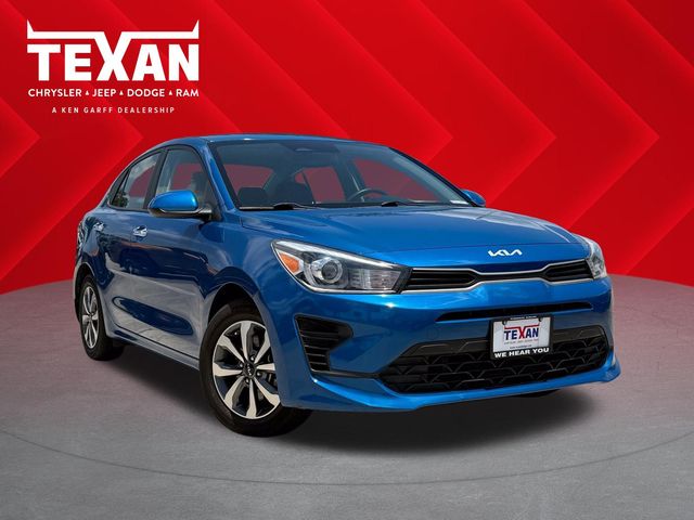 2023 Kia Rio S Blue at DeMontrond Mazda
