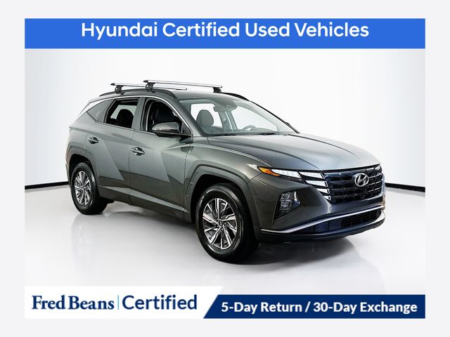 Amazon Gray 2022 Hyundai Tucson Hybrid Blue AWD SUV / Crossover All-Wheel Drive 6-Speed Automatic