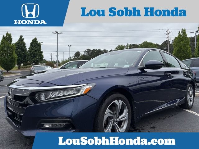 Black (Obsidian Blue Pearl) 2018 Honda Accord 1.5T EX-L FWD Sedan Front-Wheel Drive Continuously Variable Transmission