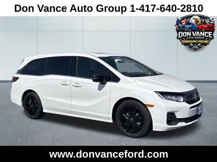 White 2025 Honda Odyssey Sport-L FWD Minivan Front-Wheel Drive Automatic