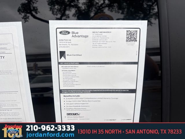 Used Car 2023 Ford Maverick  Xlt For Sale Under $30,000 In San Antonio, Texas