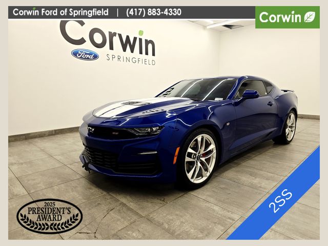 Riverside Blue Metallic 2020 Chevrolet Camaro Coupe Rear-Wheel Drive Automatic