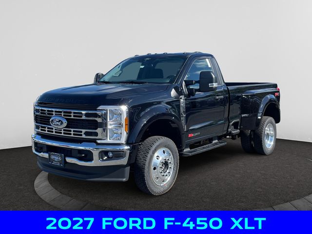 Black 2027 Ford F-450 Super Duty Pickup Truck Four-Wheel Drive Automatic