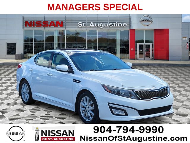 Snow White Pearl 2015 Kia Optima Sedan Front-Wheel Drive 6-Speed Automatic