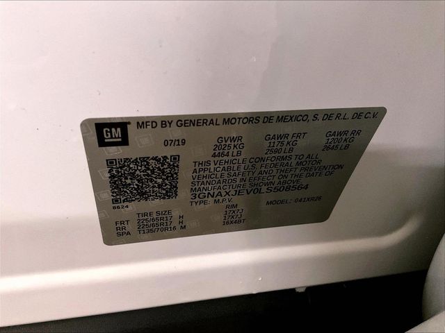 2020 Chevrolet Equinox LT White at South Hills Kia