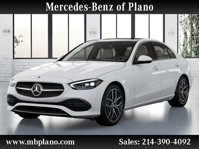 Polar White 2026 Mercedes-Benz C-Class Sedan Rear-Wheel Drive 9-Speed Automatic