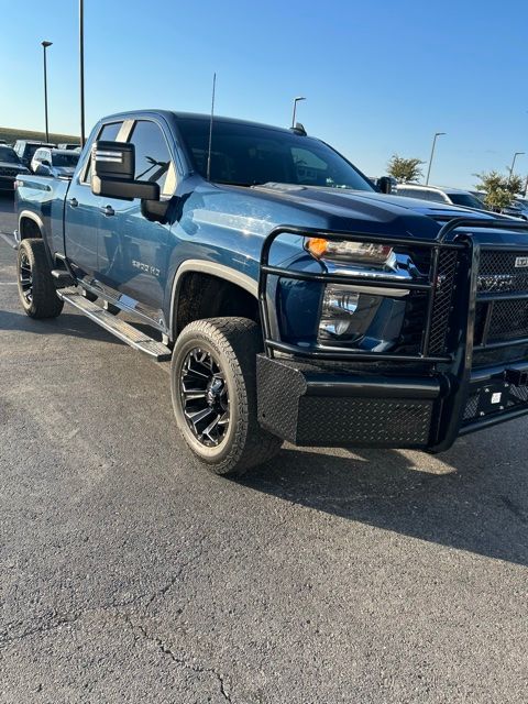 Northsky Blue Metallic 2020 Chevrolet Silverado 2500HD LT Double Cab 4WD Pickup Truck Four-Wheel Drive 6-Speed Automatic
