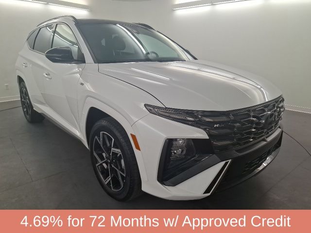 White Pearl 2025 Hyundai Tucson Hybrid SUV / Crossover All-Wheel Drive 6-Speed Automatic