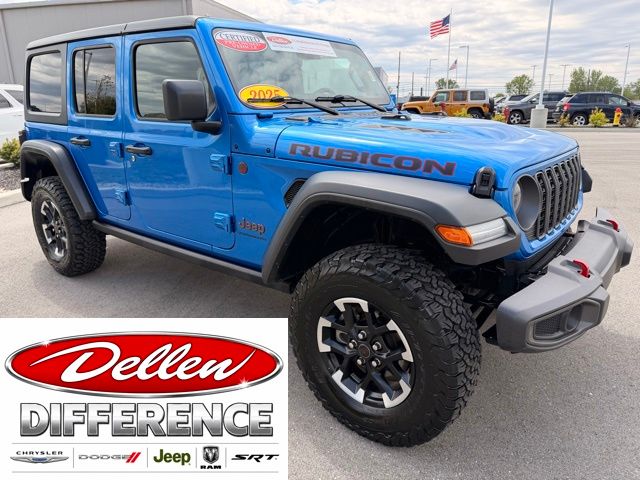 Hydro Blue Pearl Coat 2025 Jeep Wrangler SUV / Crossover Four-Wheel Drive 8-Speed Automatic