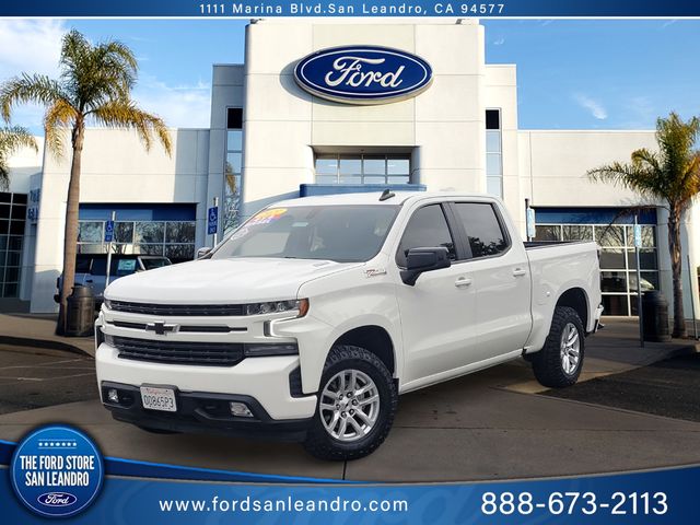 Summit White 2021 Chevrolet Silverado 1500 Pickup Truck Four-Wheel Drive Automatic