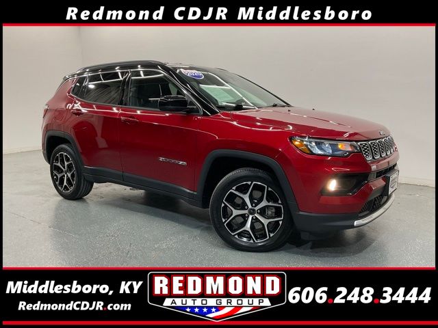 Red Hot Pearlcoat 2025 Jeep Compass SUV / Crossover Four-Wheel Drive 8-Speed Automatic