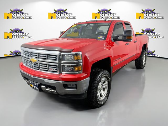 Victory Red 2014 Chevrolet Silverado 1500 LT Double Cab 4WD Pickup Truck Four-Wheel Drive 6-Speed Automatic Overdrive