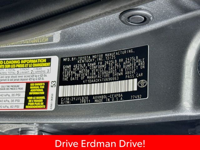 Used 2026 Toyota Camry Sedan