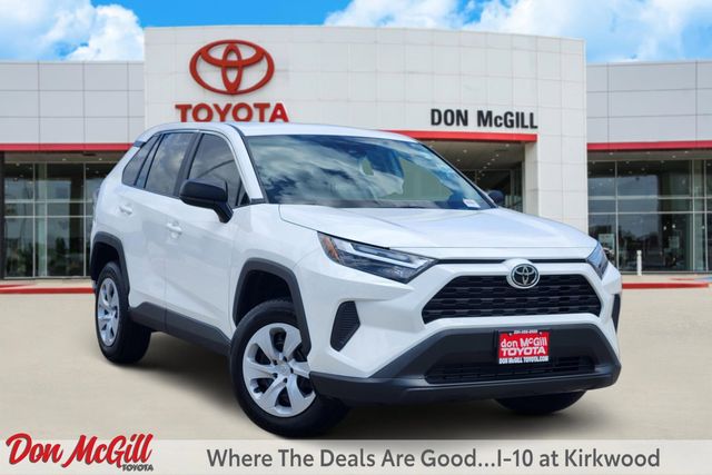 2025 Toyota RAV4 LE White at Don McGill Toyota
