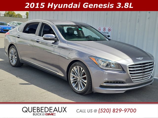Gray 2015 Hyundai Genesis Sedan 8-Speed Automatic