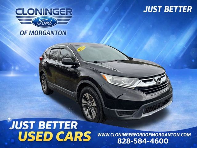 Black 2018 Honda CR-V LX FWD SUV / Crossover Front-Wheel Drive Continuously Variable Transmission