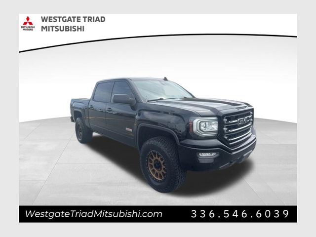 Onyx Black 2018 GMC Sierra 1500 SLT Crew Cab 4WD Pickup Truck Four-Wheel Drive 8-Speed Automatic Overdrive