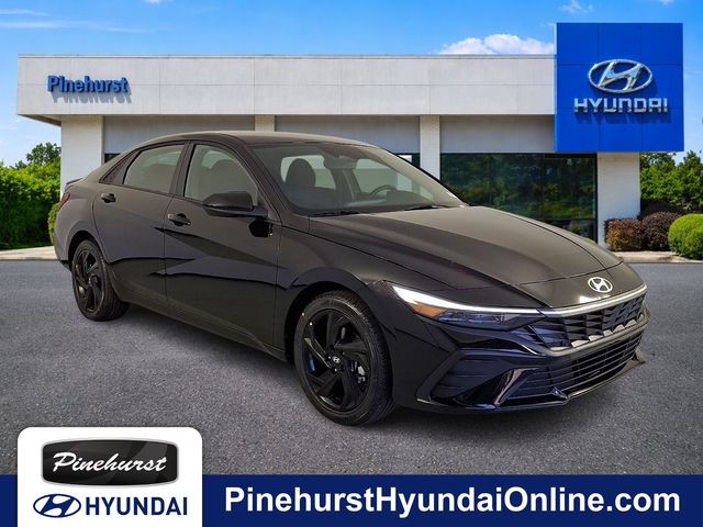Black 2026 Hyundai Elantra Sedan Front-Wheel Drive Continuously Variable Transmission