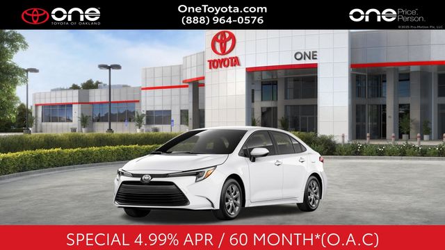Ice 2026 Toyota Corolla Hybrid LE FWD Sedan Front-Wheel Drive Continuously Variable Transmission