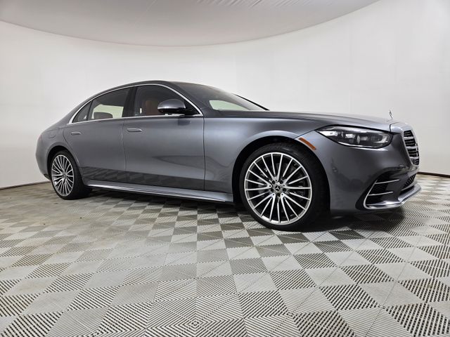 Selenite Gray Metallic 2023 Mercedes-Benz S-Class S 500 4MATIC AWD Sedan All-Wheel Drive 9-Speed Automatic