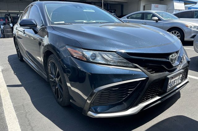 Used 2021 Galactic Aqua Mica Toyota XSE image 2