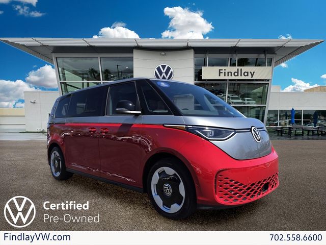 Cherry Red 2025 Volkswagen ID.Buzz Minivan Rear-Wheel Drive Automatic