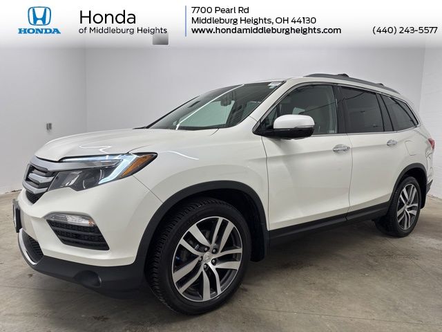 White Diamond Pearl 2018 Honda Pilot Touring AWD SUV / Crossover All-Wheel Drive 9-Speed Automatic