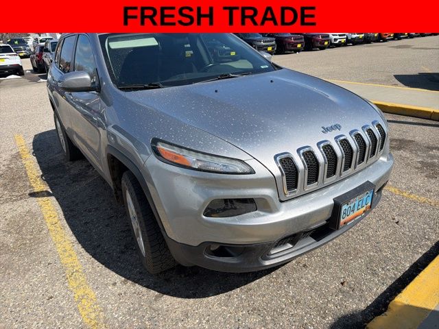 Billet Silver Metallic Clearcoat 2015 Jeep Cherokee Latitude 4WD SUV / Crossover Four-Wheel Drive 9-Speed Automatic