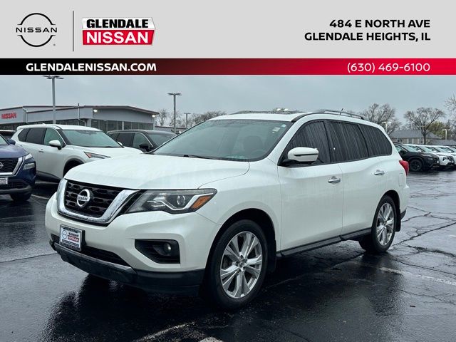 Pearl White 2018 Nissan Pathfinder SL 4WD SUV / Crossover Four-Wheel Drive Continuously Variable Transmission