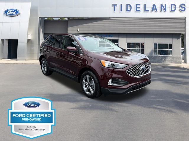 Red (Burgundy) 2024 Ford Edge SUV / Crossover All-Wheel Drive 8-Speed Automatic