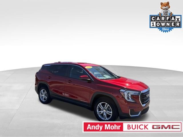 Volcanic Red 2024 GMC Terrain SUV / Crossover Front-Wheel Drive 9-Speed Automatic